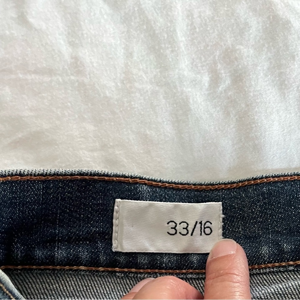 Gap 1969 Larchmont Denim Front Pleat Mini Skirt Womens Sz 33/16 EUC - Picture 4 of 14